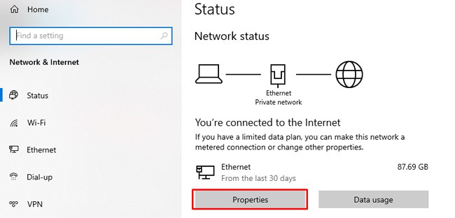 network-properties