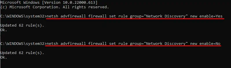 networkdiscovery-from-command
