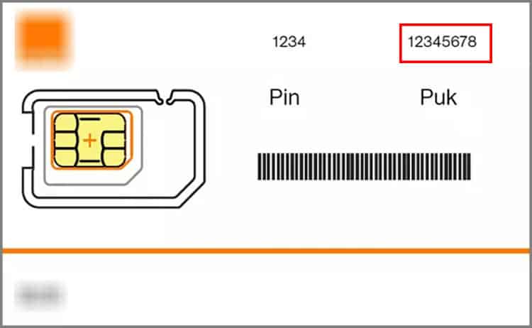 How To Find PUK Code On SIM Card - 66