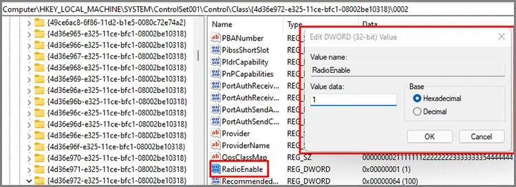 radio-enable-in-registry