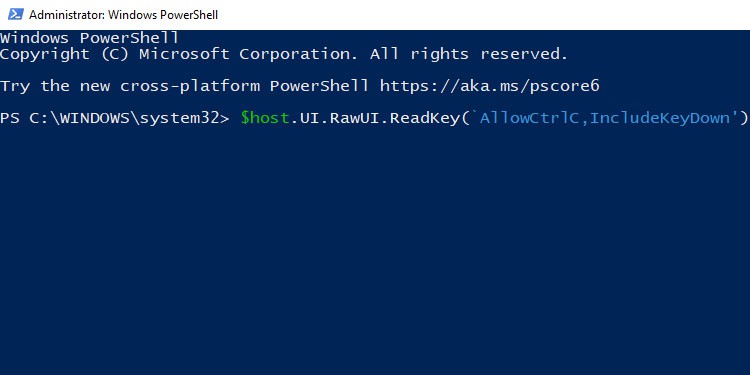 How To Pause PowerShell (Step-By-Step Guidelines) 5 rawui-readkey