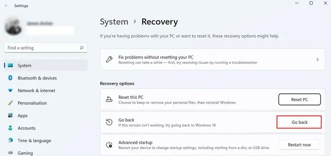 recovery-options-go-back