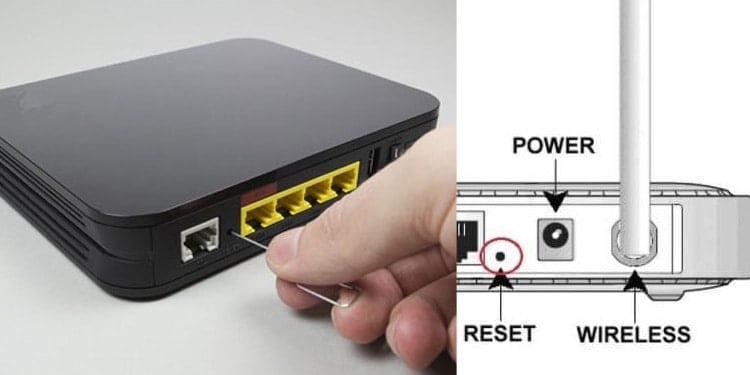 reset router 