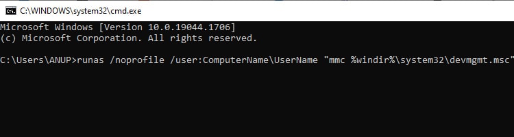 runas-admin-device-manager