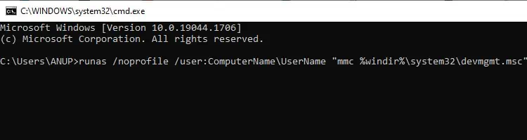 runas-admin-device-manager