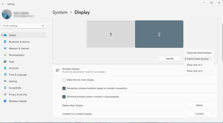 How To Setup Multiple Monitors On Windows 11