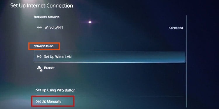 setting up wifi ps5 