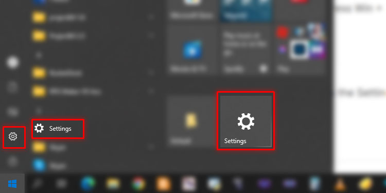 11 Ways To Open Settings App In Windows 1 settings start