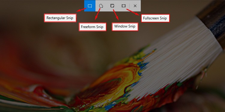How to Use Snip & Sketch to Take Screenshots in Windows 2 snip modes