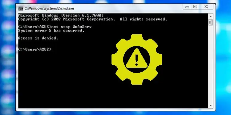 How to Fix “System Error 5 Has Occurred Access Denied” Error