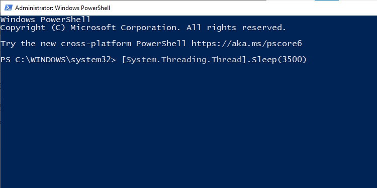 How To Pause PowerShell (Step-By-Step Guidelines) 6 system-threading-thread-sleep