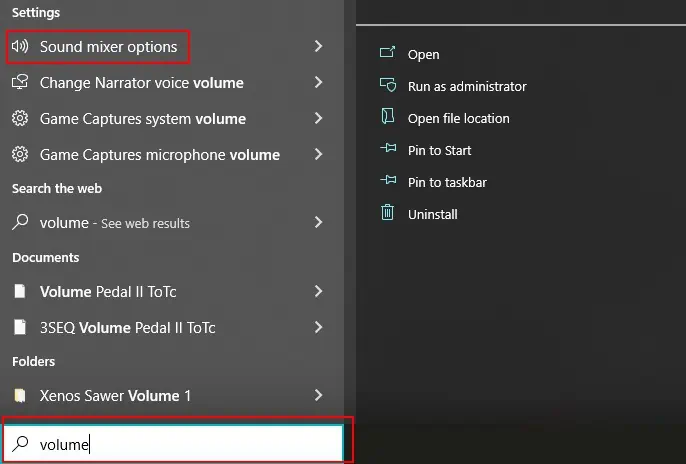 taskbar-search-volume