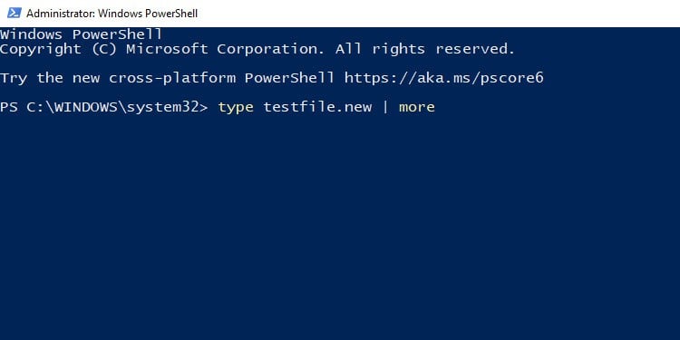 type-more-command-powershell-pause