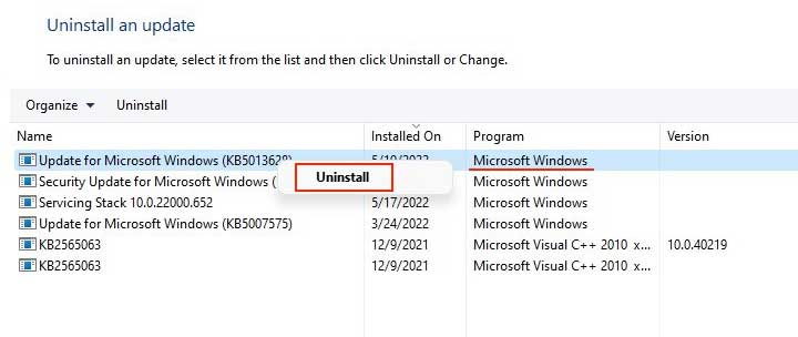 uninstall-windows-updates