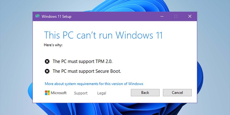 Bypass TPM 2.0, Secure Boot, Processor Check for Windows 11 Installation –  AskVG