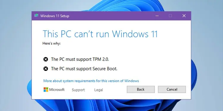 How To Bypass Secure Boot To Install Windows 11