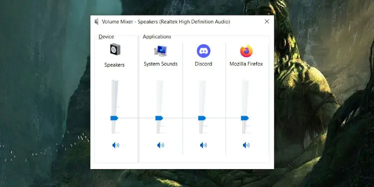 How To Open And Use Volume Mixer In Windows 10/11