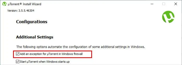 Add-an-exception-utorrent-while-installing