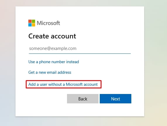 AddAUserWithoutAMicrosoftAccount