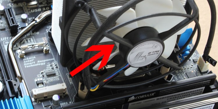 How to Tell CPU Fan Direction? 5 CPU fan X pattern