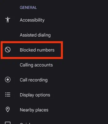 Click-on-Blocked-Numbers