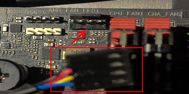 How to Connect CPU Fans Header to Motherboard 2 connect CPU fan
