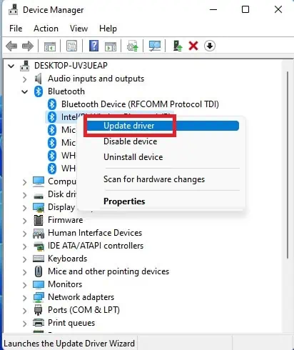 DeviceManagerUpdateDriver