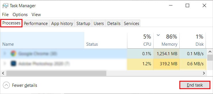 End-task-Task-manager