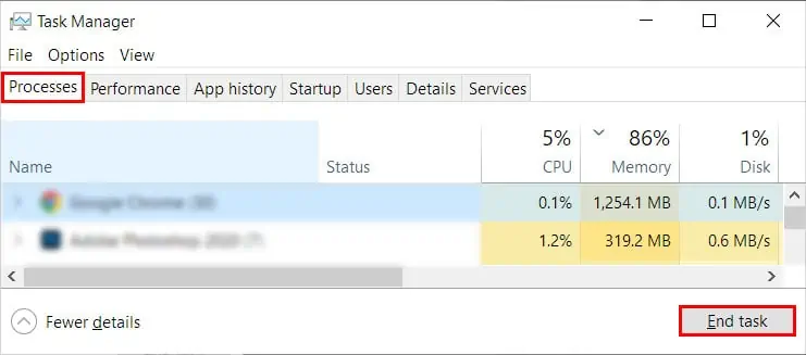End-task-Task-manager