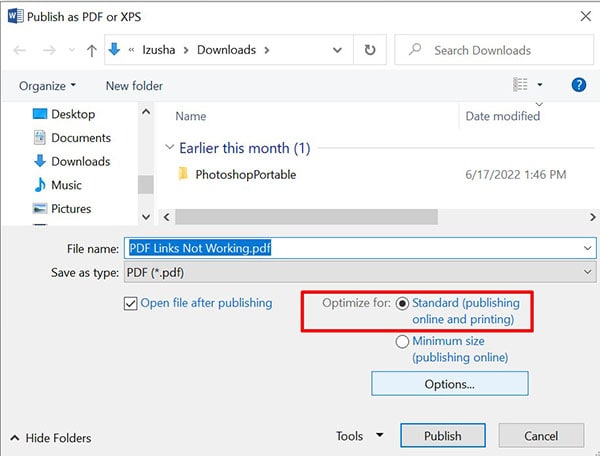 Export to PDF