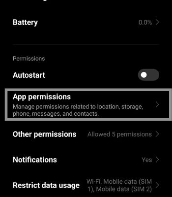 Hit on App Permissions
