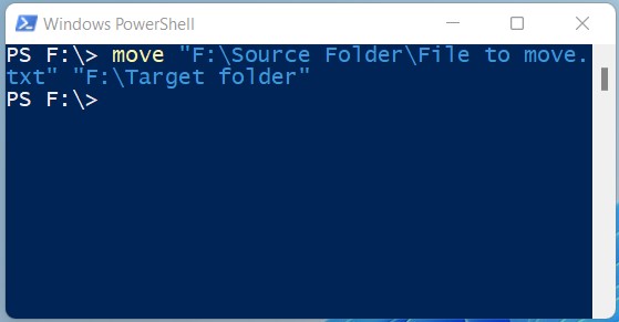 PowerShellMoveCommand