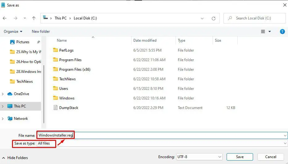 RegistryWindowsInstallerNotepad