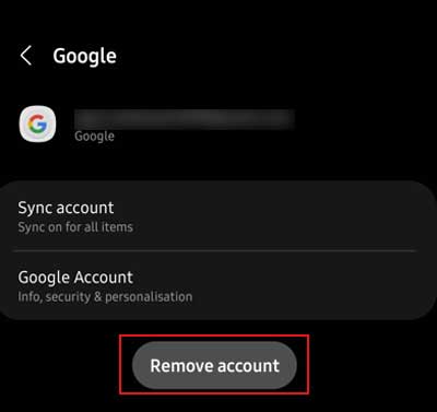 Remove-accoount