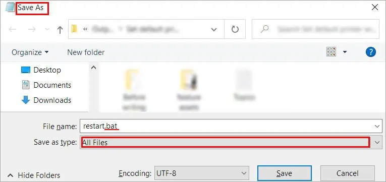 Restart-with-BAT-file