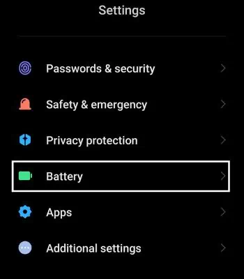 Shared Location Not Working? Try These Fixes for Apple and Google Maps 45 Scroll-down-and-Go-to-Battery-1