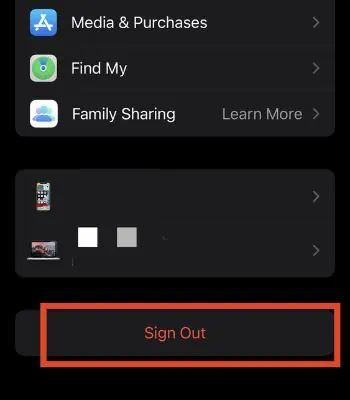 11 Ways to Fix iPhone Photos Not Loading 37 Scroll-down-and-click-on-sign-out