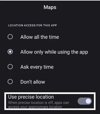 Shared Location Not Working? Try These Fixes for Apple and Google Maps 44 Tap-on-Precise-Location