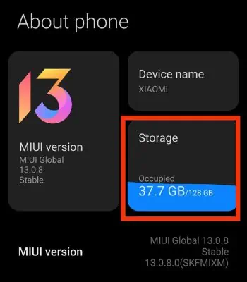 Tap-on-Storage