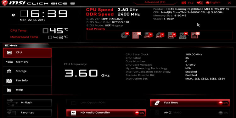 underclock cpu