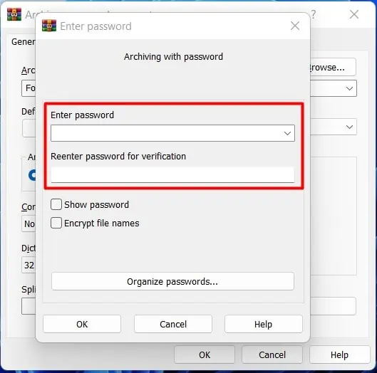 WinRAREnterPassword