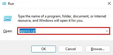 appwiz-cpl-in-run-dialog-box