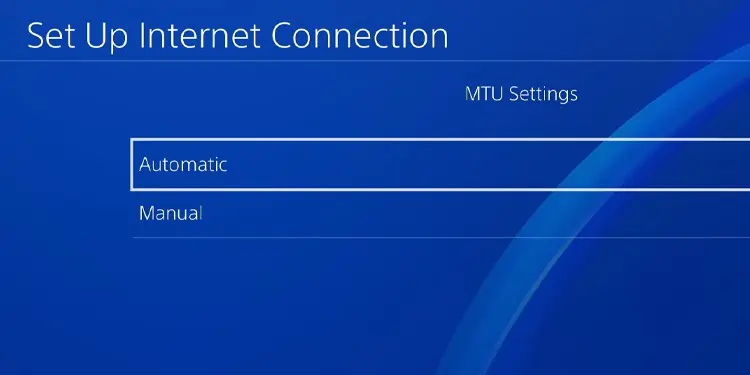 How to Open Ports for PS4 or PS5? Detailed Guide 55 automatic-mtu-settings