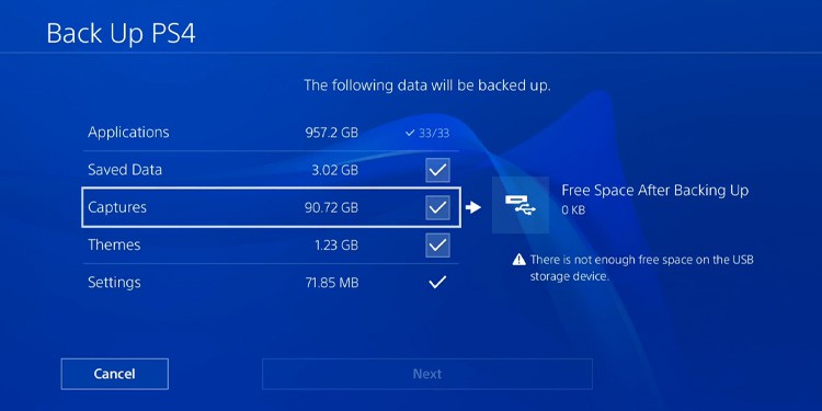 GamerCityNews back-up-ps4-menu How To Free Up Space On Ps4 Without Deleting Games 