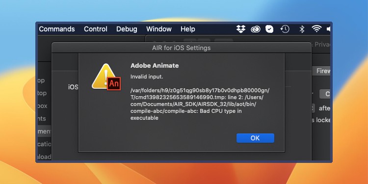bad cpu type in executable