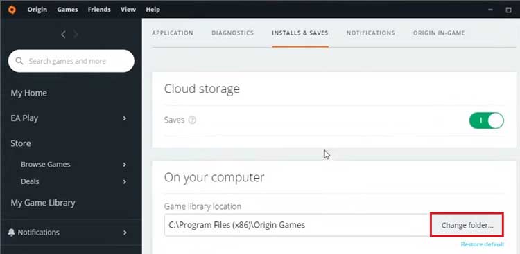 change-origin-folder