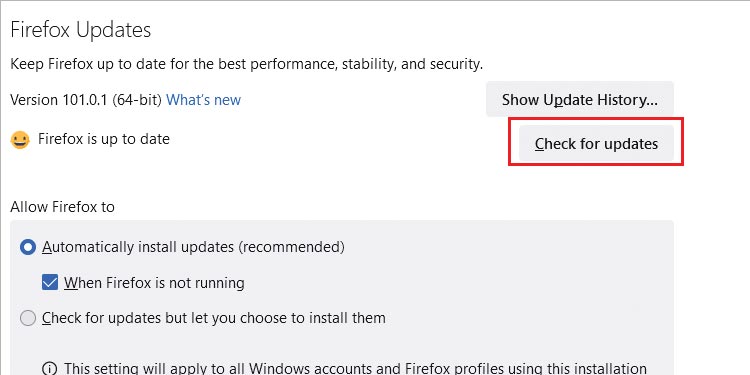 check-updates