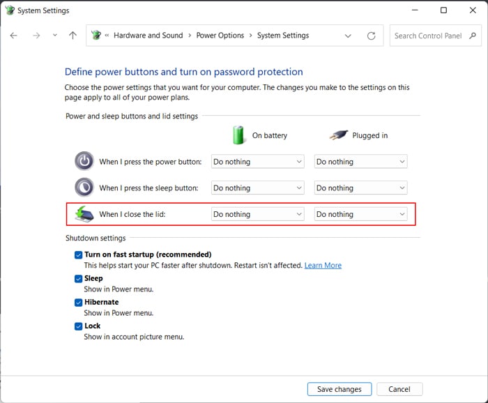 close-lid-power-settings