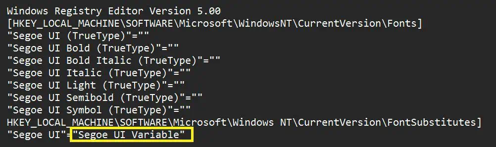 How Do You Change Font in Windows 11? 15 default-font-sgoeUI