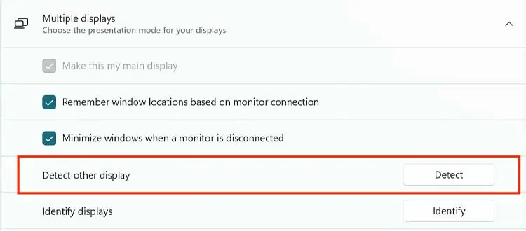 detect